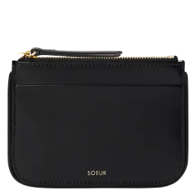 SOEUR  Porte-monnaie en cuir arsene - Violet