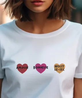 T-Shirt Amour bonheur Noisy-le-Sec